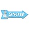 Signmission Snow Arrow Decal Funny Home Decor 18in Wide D-A-999605 - alternate 1